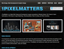 Tablet Screenshot of 1pixelmatters.com